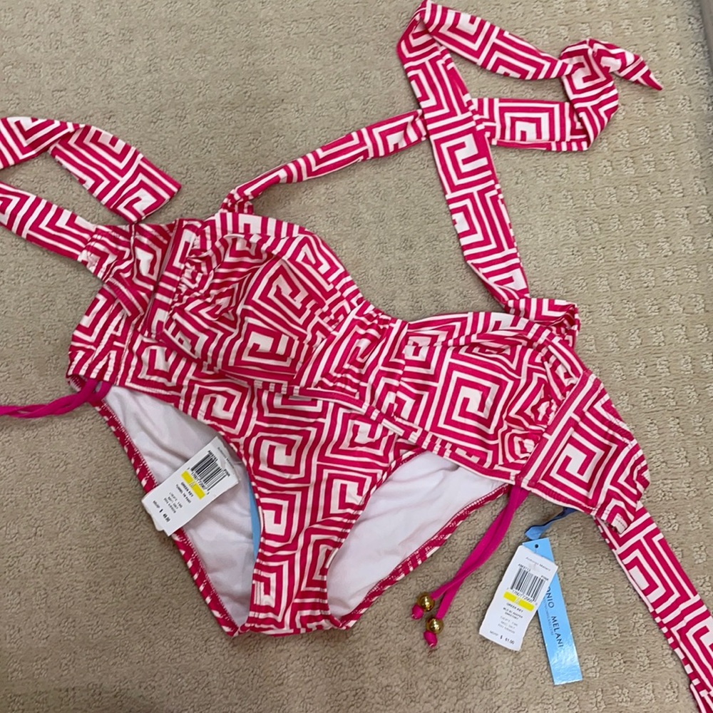 Antonio Melani bikini. Pink and white.